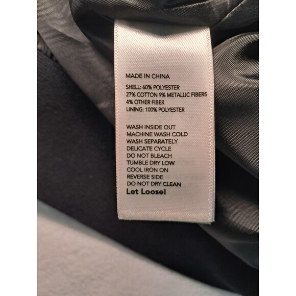 Kate Spade Saturday Baroque Top Blouse Metallic Gold Black Short Sleeves Size XS - Picture 9 of 9